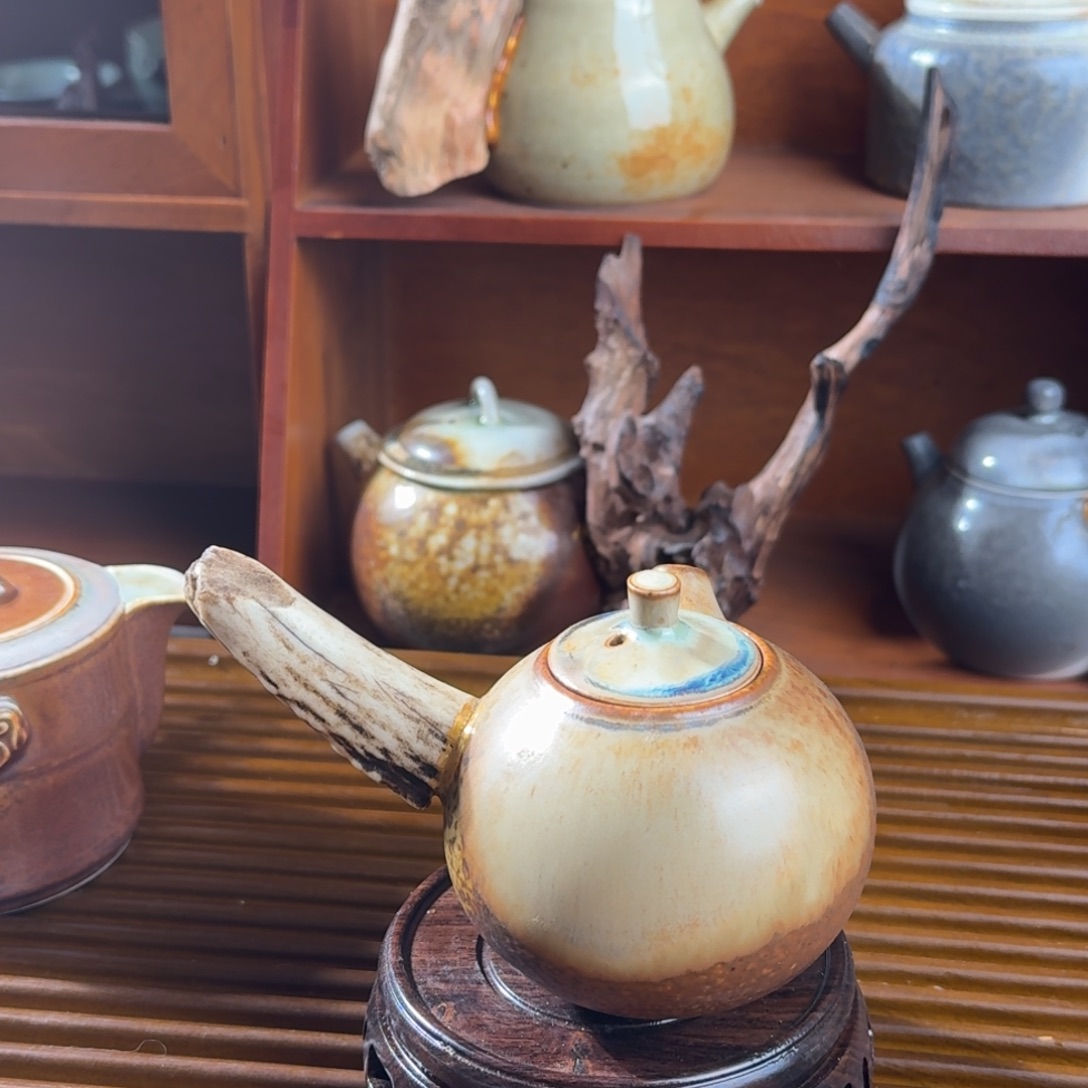 景德镇纯手工柴烧陶瓷茶器孤品