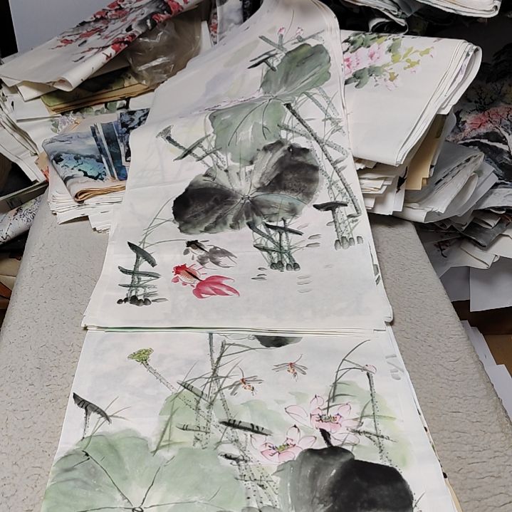 如***尘国画落款卡章后台备注