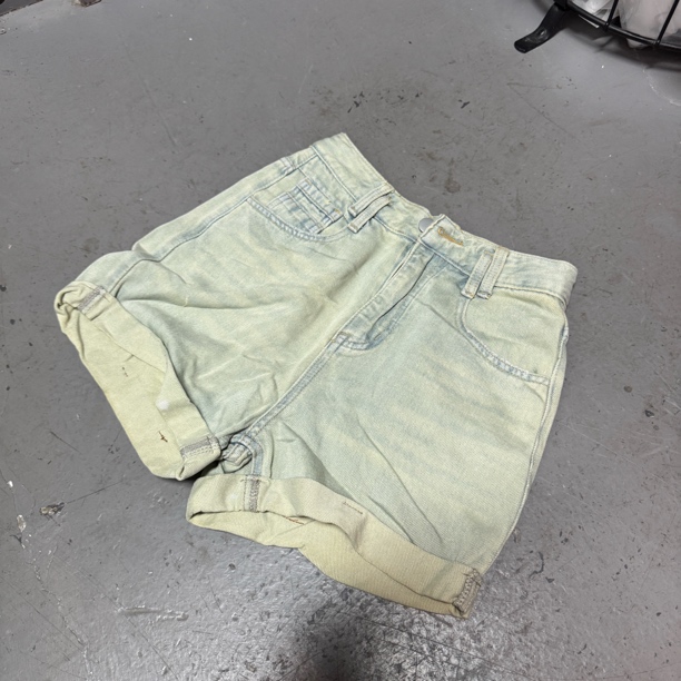 夏款高腰韩版牛仔短裤-果梓107