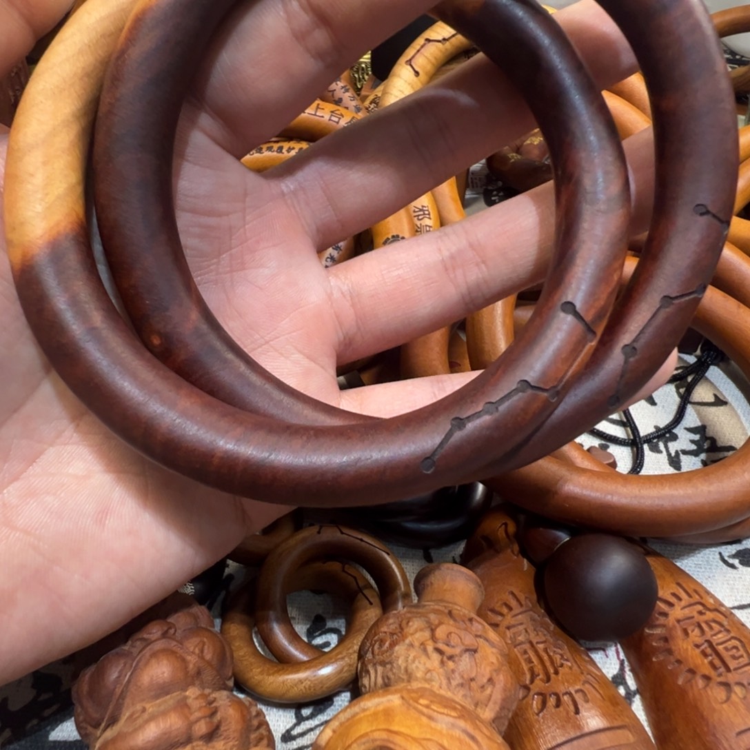 唐***可桃木桃木80乾坤圈