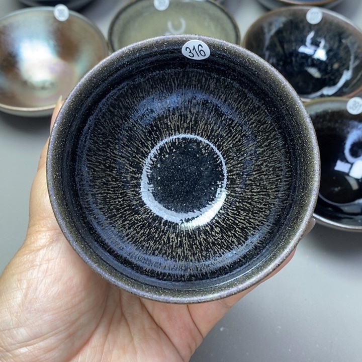 茶盏建窑建盏柴烧主人杯