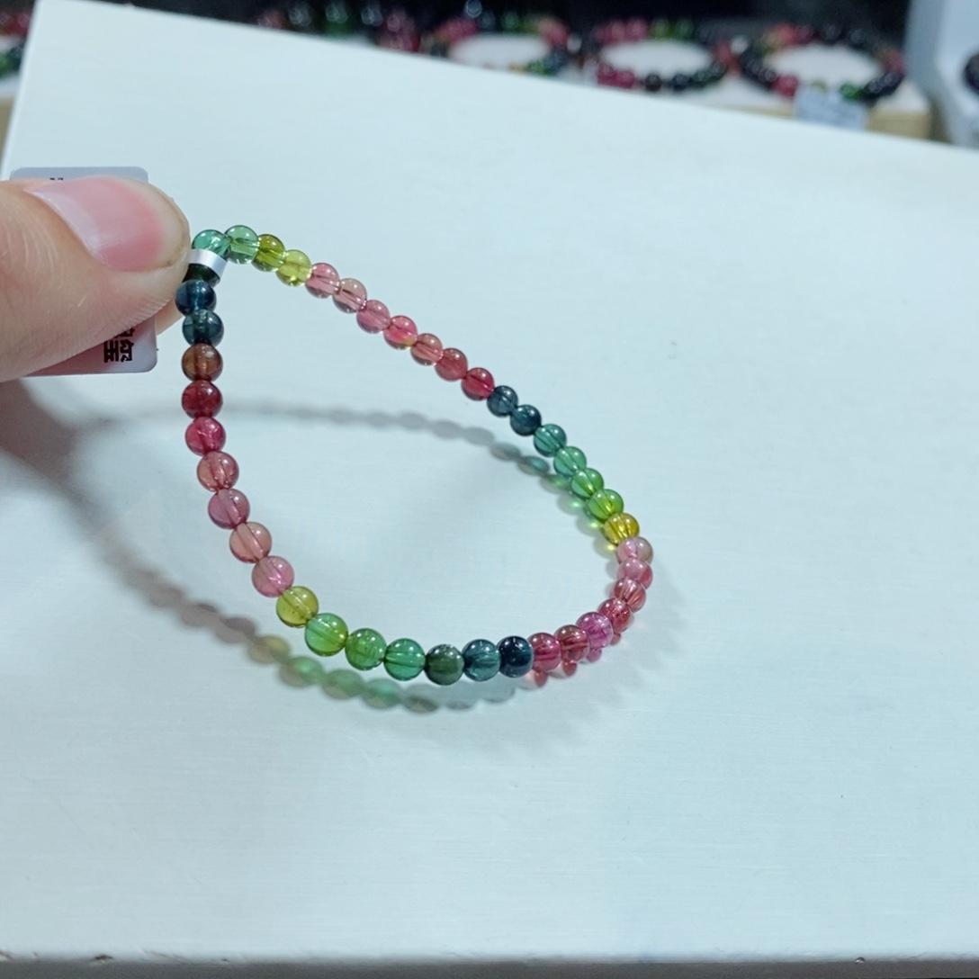 碧玺手链未镶嵌王*晶碧玺