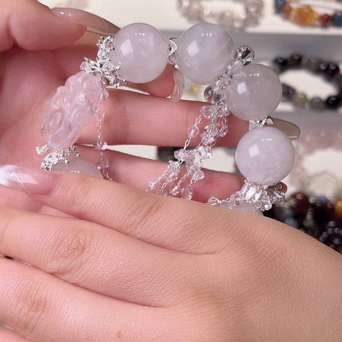 水晶手链合金扶**上尺寸