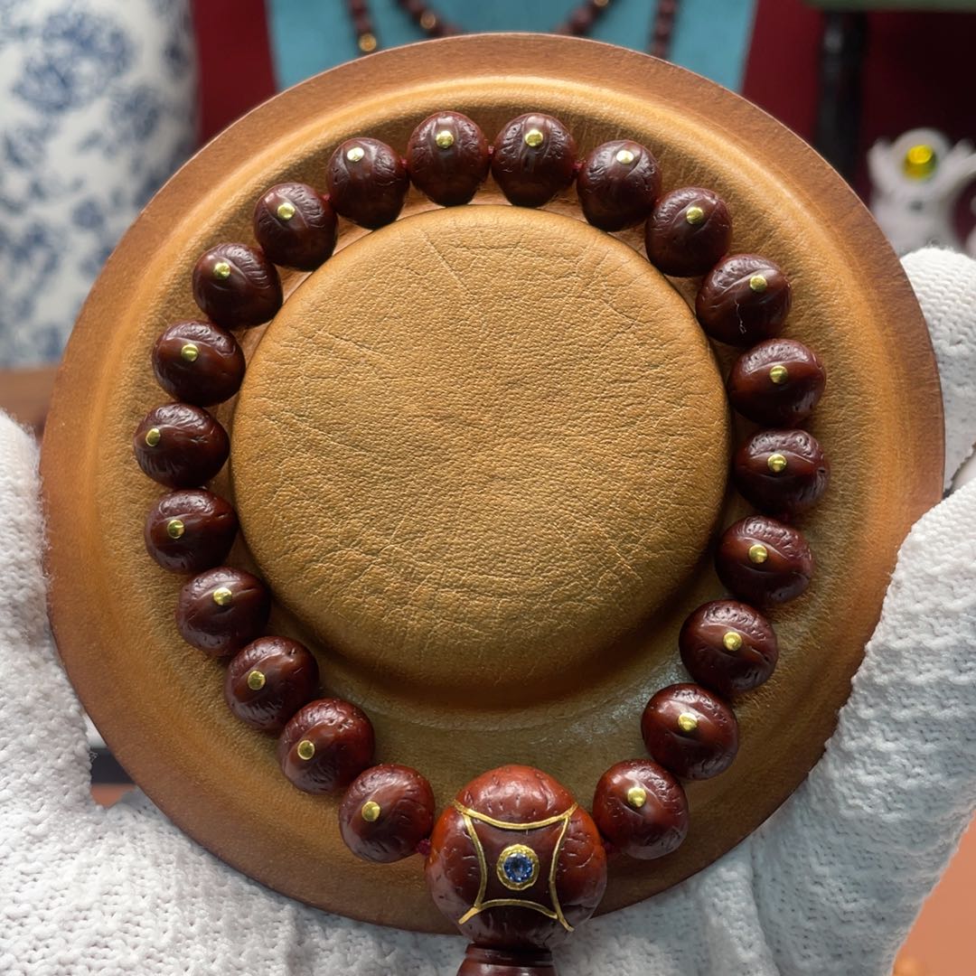 手串凤眼菩提凤眼菩提11mm红串