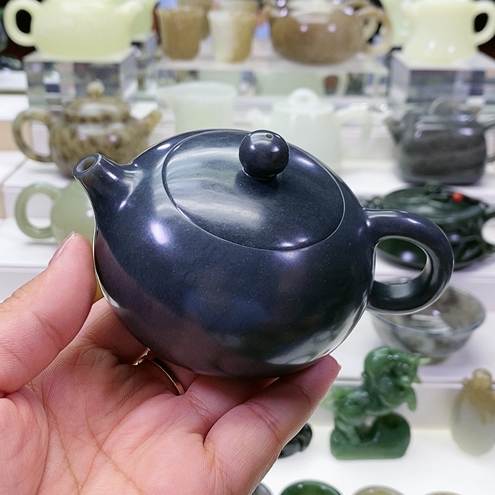 未镶嵌和田玉挂件茶壶