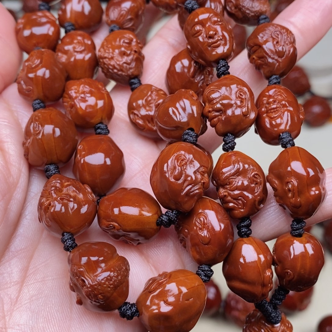 橄榄核吊坠新*十八罗汉