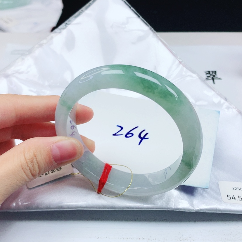 【闪购商品】翡翠手镯未镶嵌缅甸天然a货手镯54+