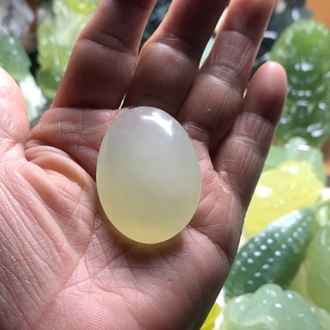【闪购商品】合金蛇纹石玉颈饰