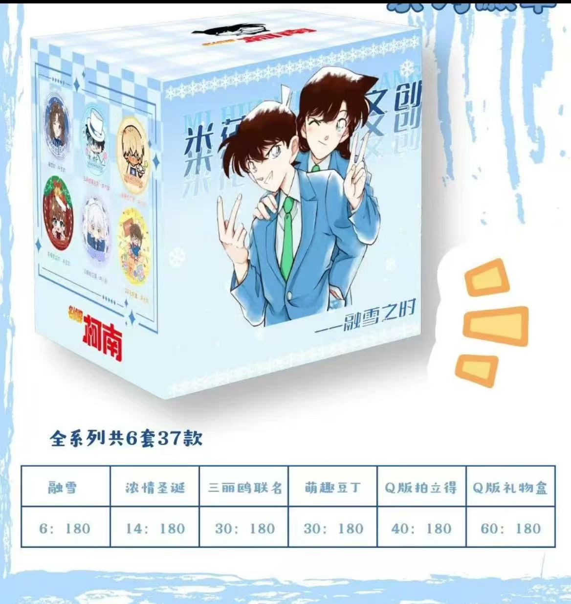 【米花文创】名侦探柯南融雪之时系列吧唧徽章（默认代拆）