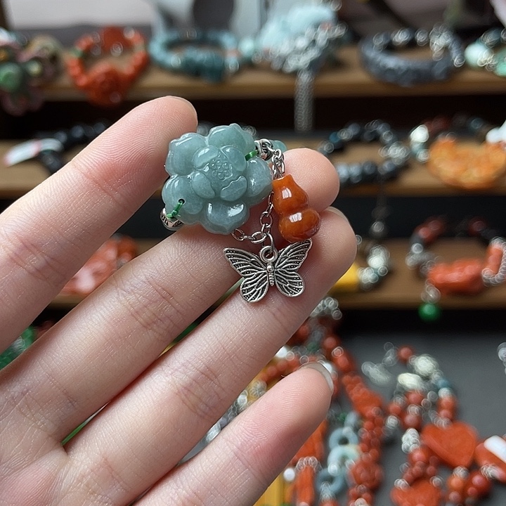 翡翠未镶嵌戒指饰品