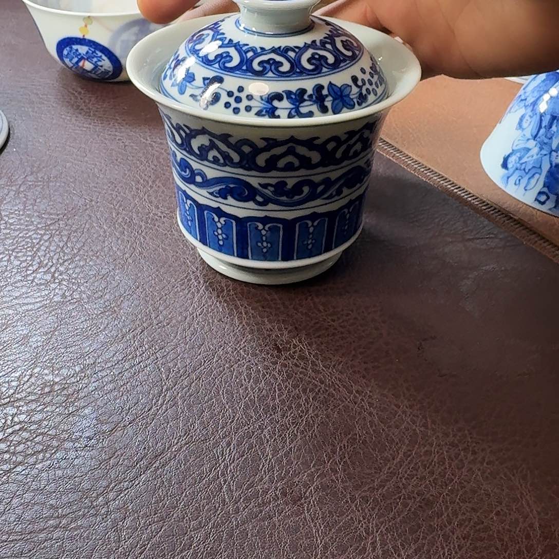 瓷片当代景德镇陶瓷手绘茶具