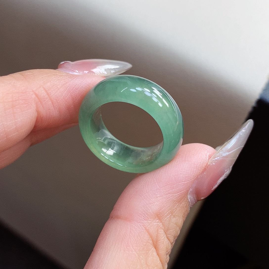 翡翠戒指未镶嵌14-15号
