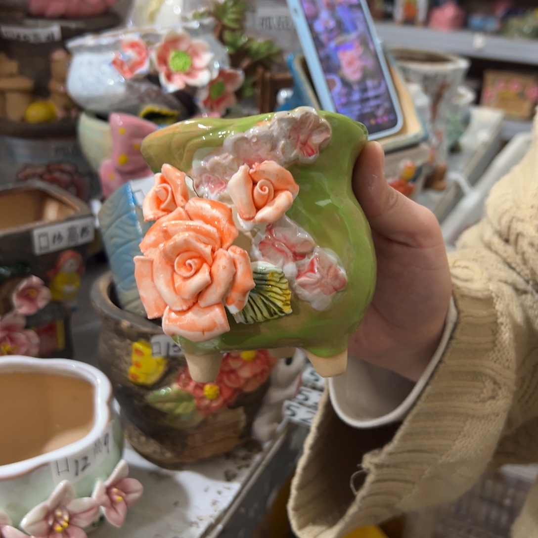 花盆，拍满20发货，退款拉黑