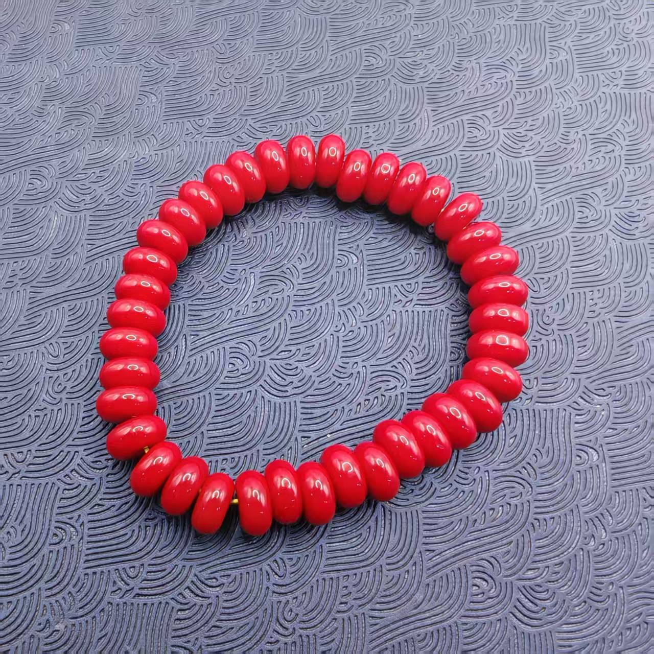  7号H135杉10mm算盘珠手串