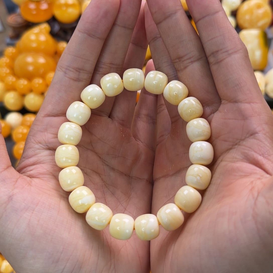 琥珀未镶嵌珠宝奇石12mm同料