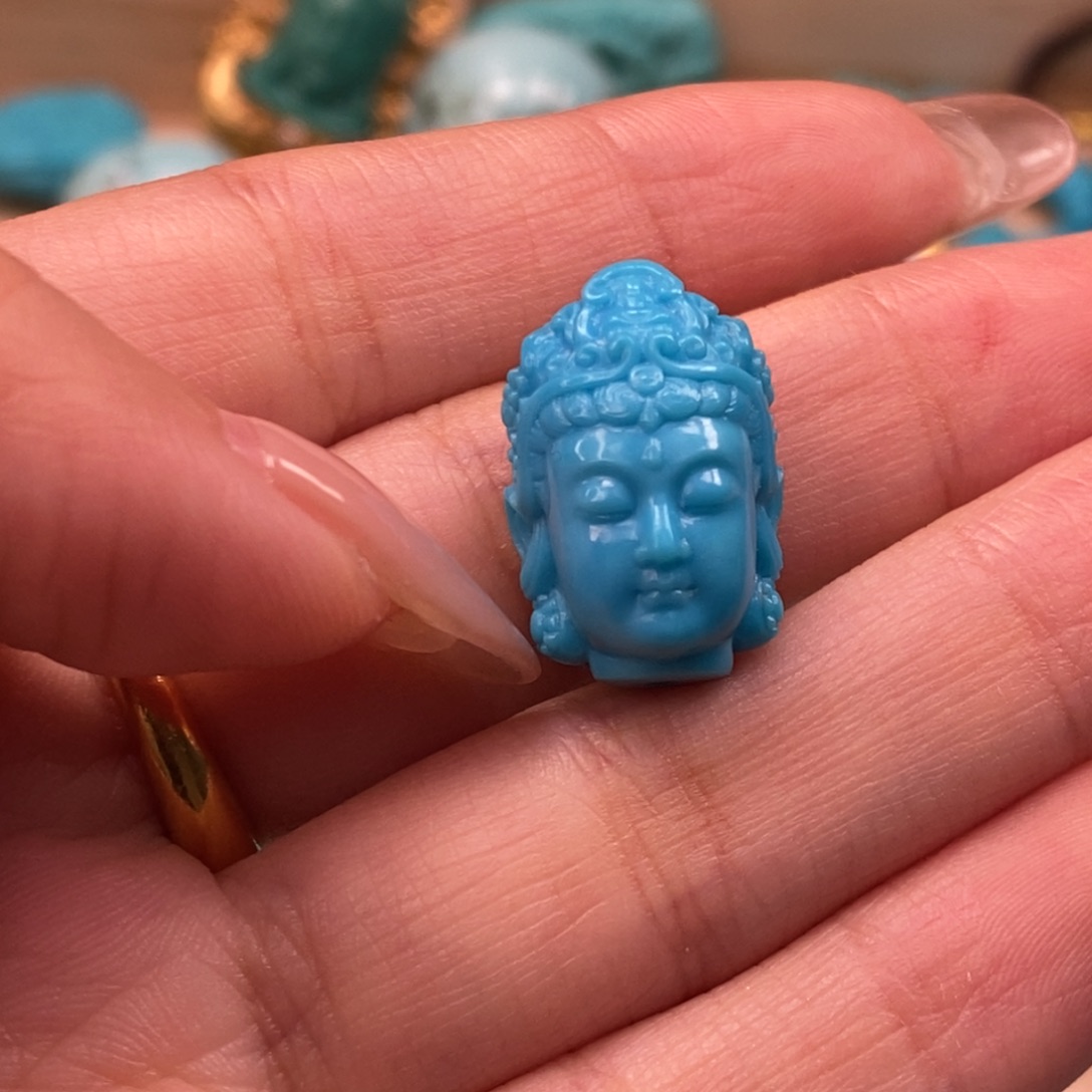 未镶嵌绿松石挂件阿***蝠