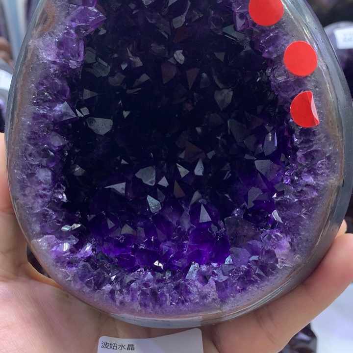 紫晶1未镶嵌038恐龙蛋