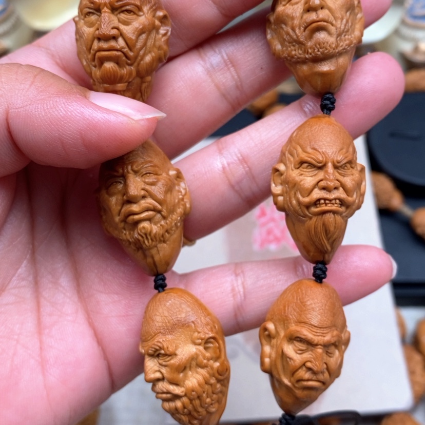【闪购商品】橄榄核手串橄榄手工雕刻工艺