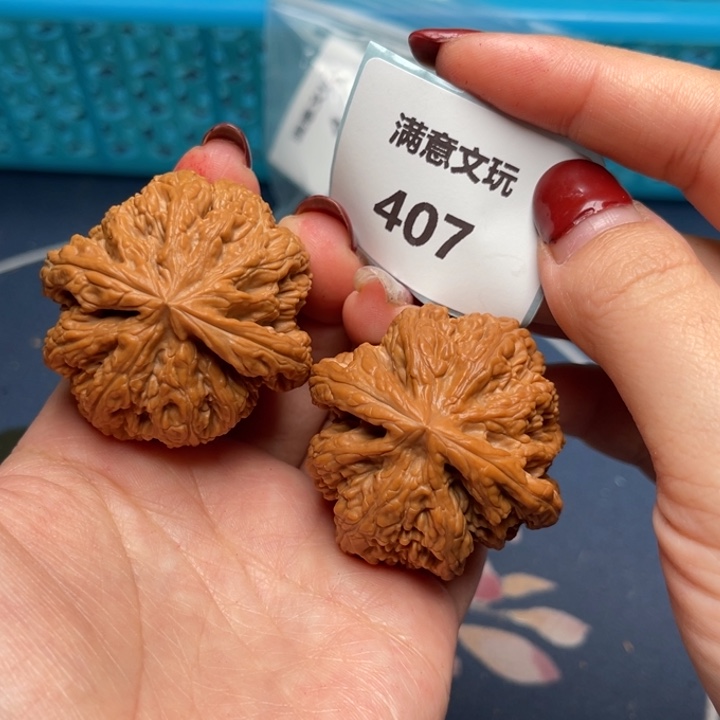 文玩核桃把件粗筋44.407