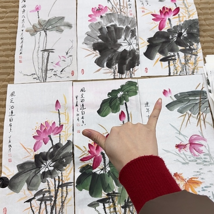 国画H****o花鸟的翅膀是白色和白色