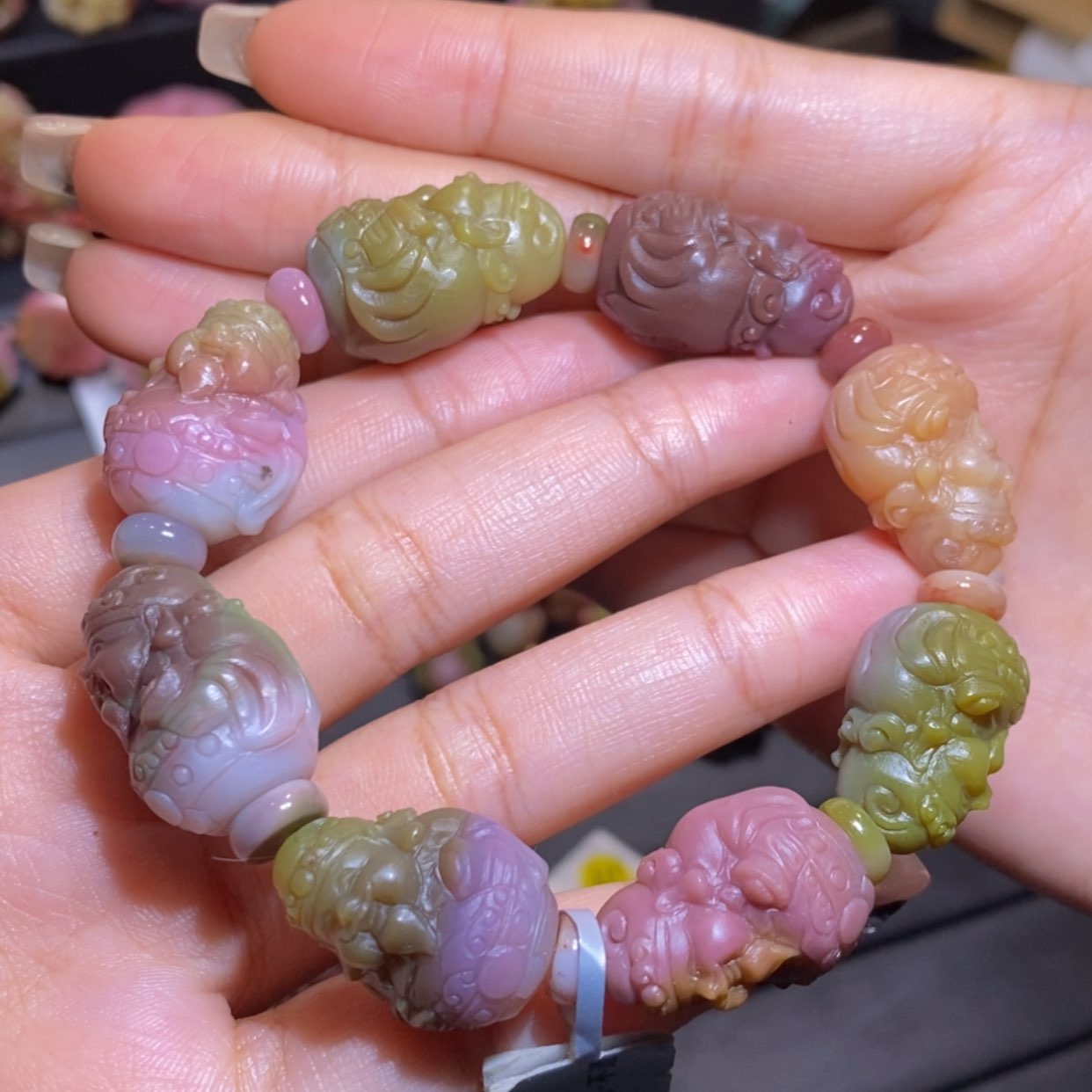 【闪购商品】玛瑙/玉髓手串未镶嵌盐源玛瑙