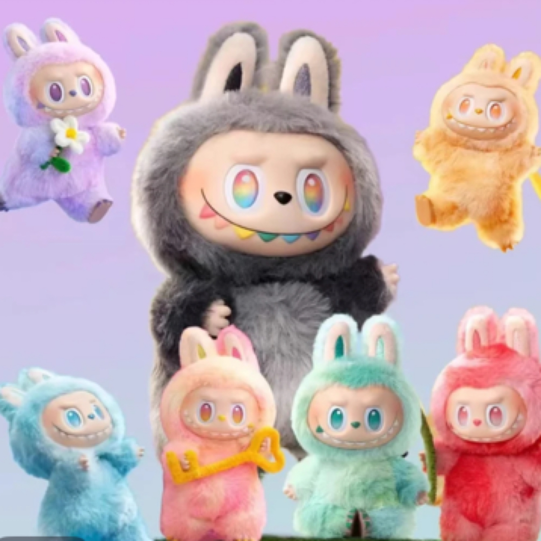 LABubu潮玩公仔指定款加盲盒 3代祖国外贸单