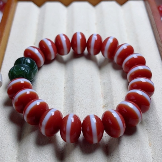 玛瑙/玉髓手链未镶嵌阿*?