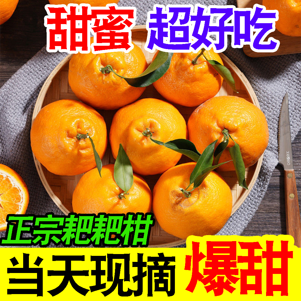 【当天摘】超甜四川耙耙柑粑粑柑春见丑橘当季新鲜水果丑八怪橘子