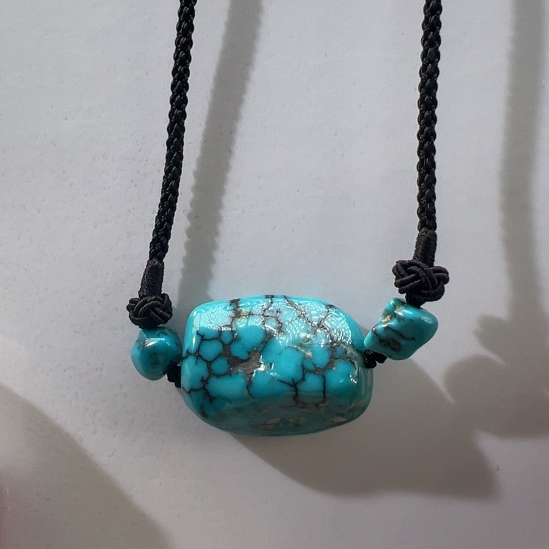 绿松石银S925镶嵌挂件