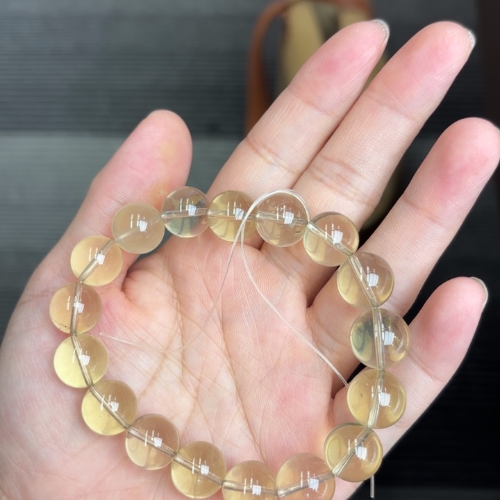 未镶嵌手链水晶黄水晶12.6