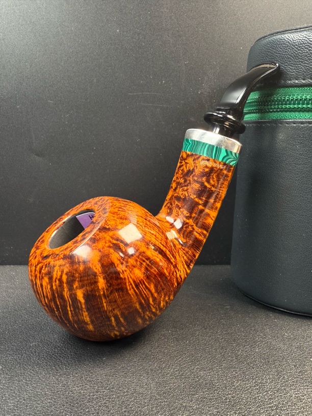 丹麦吉普森高端11级手工石楠木烟斗（内径21.6斗深40长137）