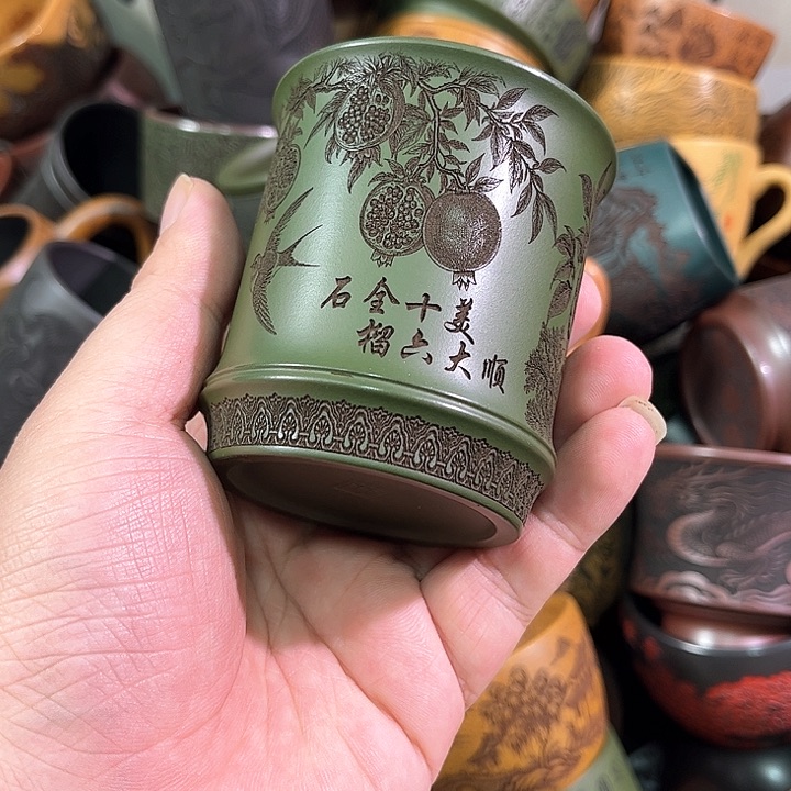 茶杯紫砂全手工紫砂主人杯