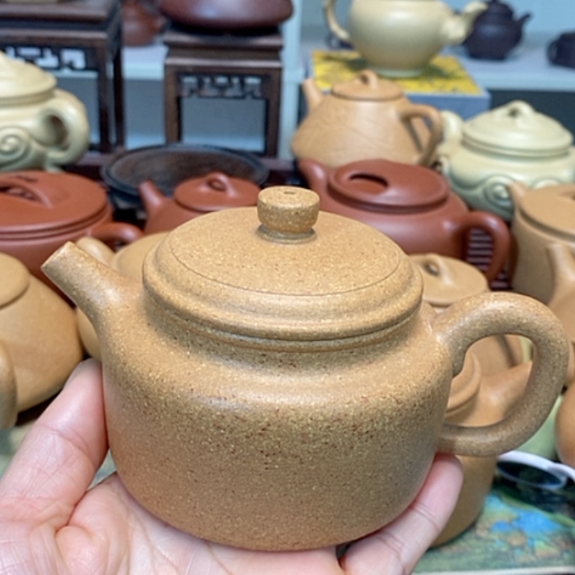 【闪购商品】紫砂茶壶黄金段全手工德中