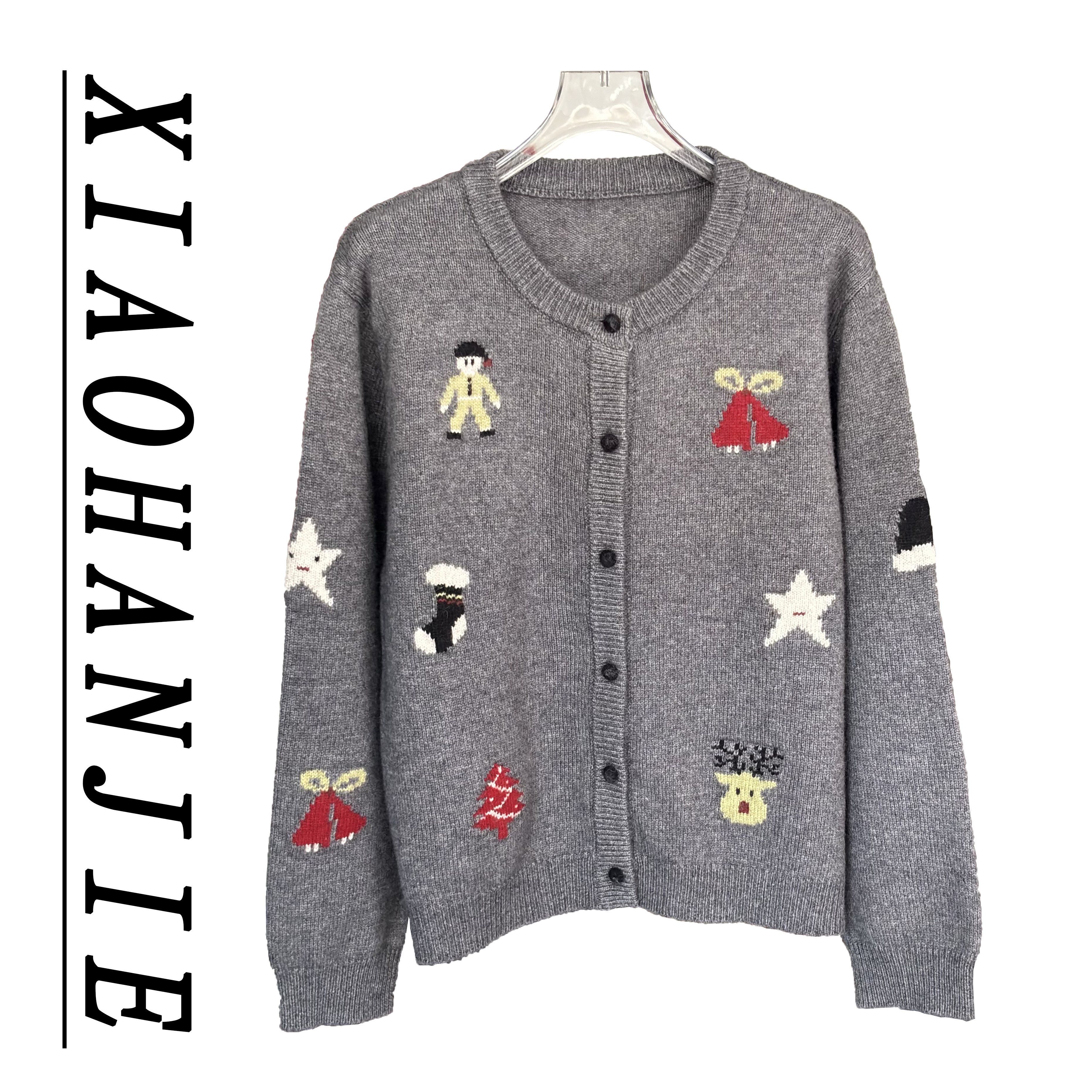 小韩姐【卡通减龄针织衫】732时尚轻奢款高级毛衣秋冬百搭