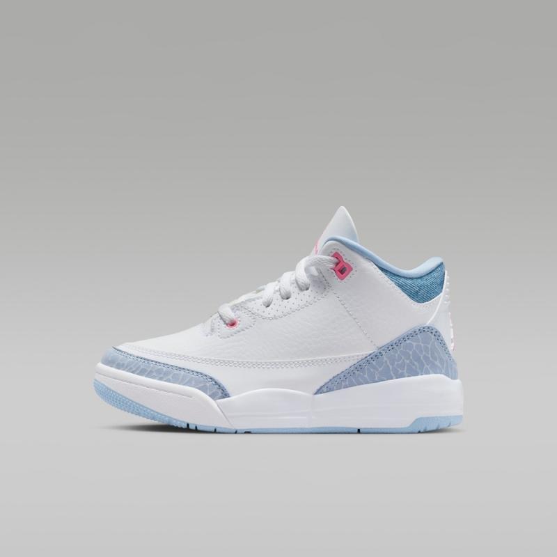 【滔搏联动】NIKE耐克小童JORDAN 3 RETRO GRL GP篮球鞋HQ0783-101