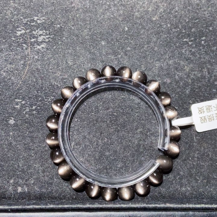 黑曜岩未镶嵌手链司*?