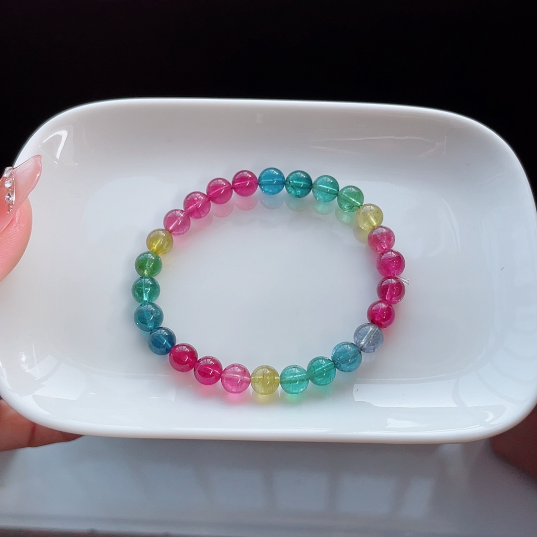 未镶嵌手链碧玺碧玺手链