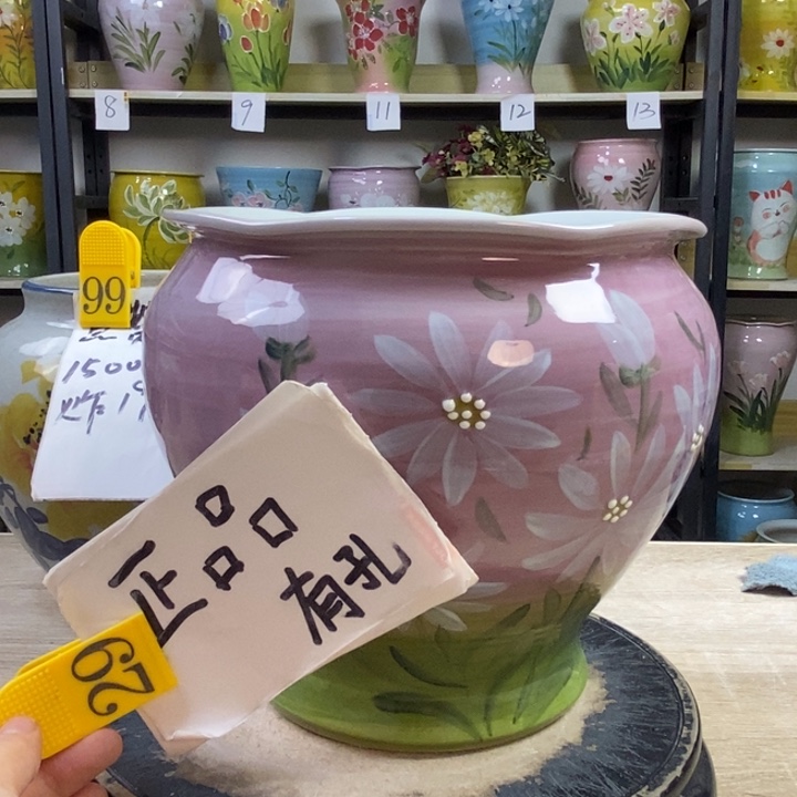 景德镇高温陶瓷花盆