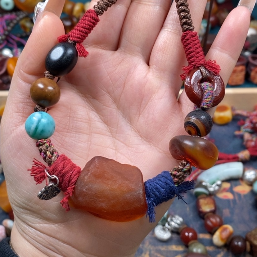 【闪购商品】蜜蜡颈饰未镶嵌项链