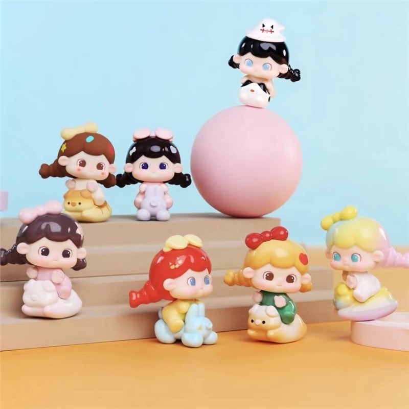 【直播代拆】糖糖甜心摇摇乐萌粒盲盒潮玩盲袋女孩摆件手办