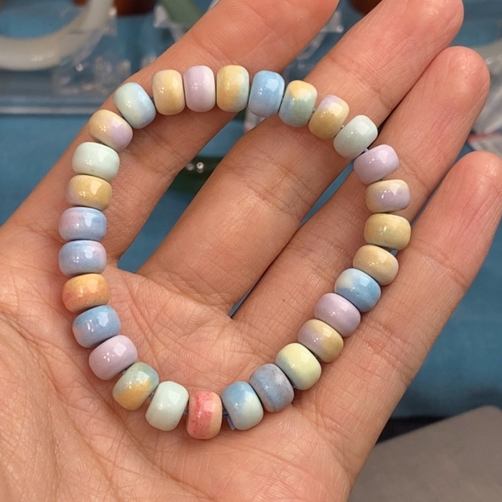 长石玉未镶嵌手串