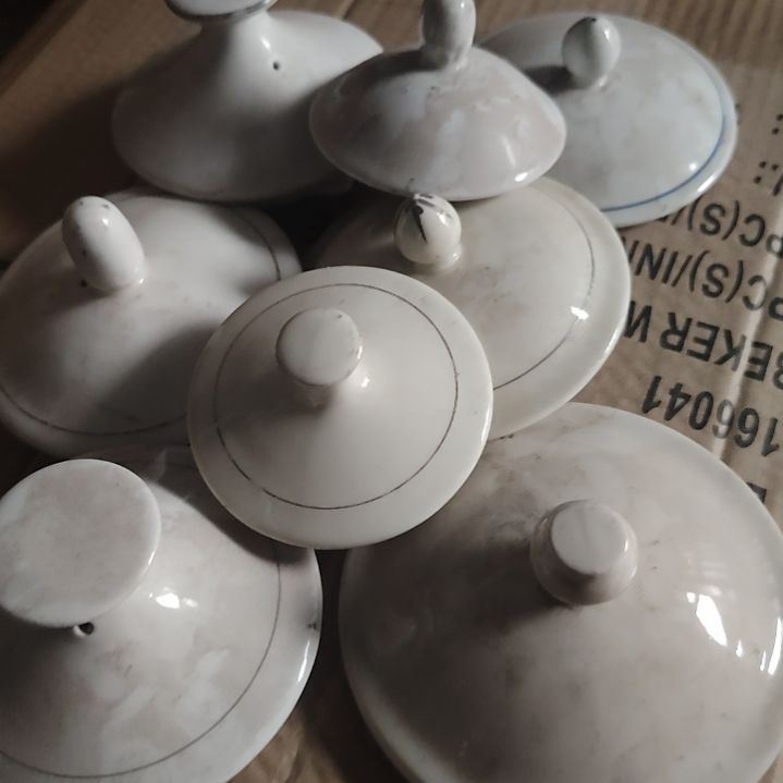 和***雨瓷片陶瓷盘子碗陶口