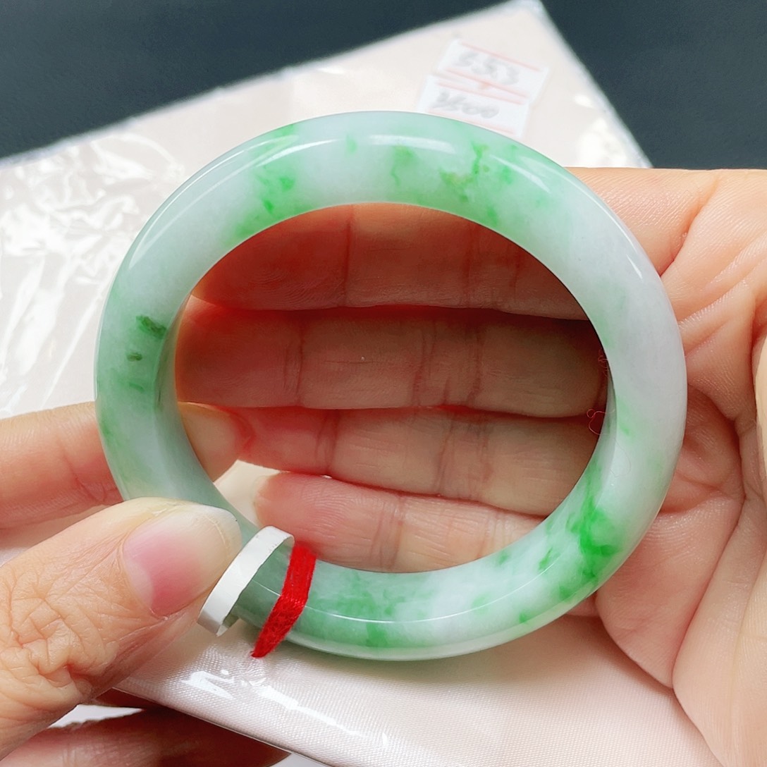 未镶嵌手镯翡翠正圈55.3 048