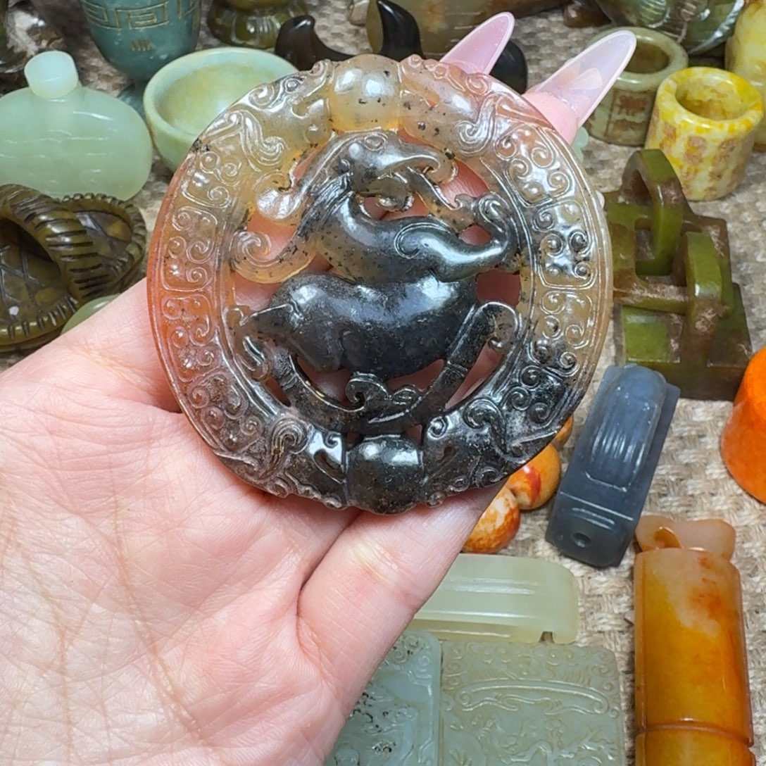 白玉菩提吊坠挂件