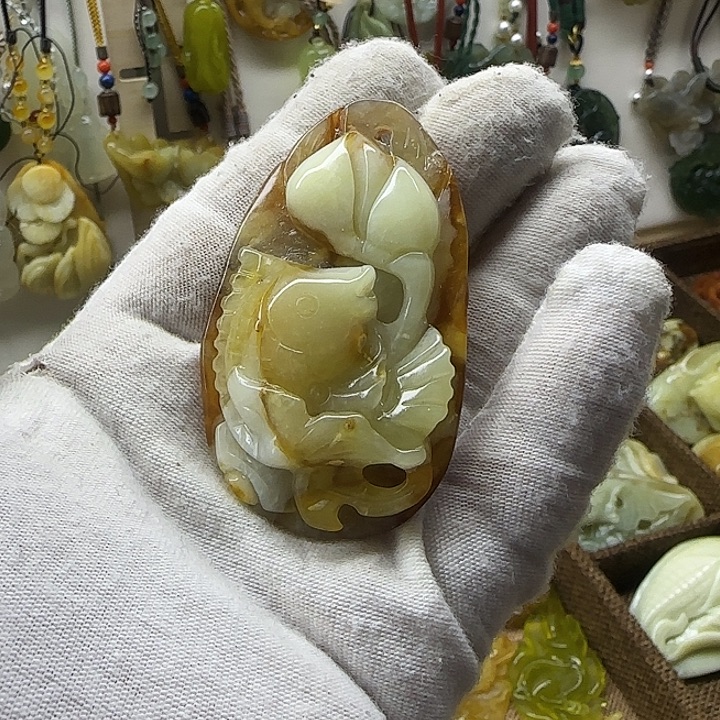 岫玉合金颈饰123456