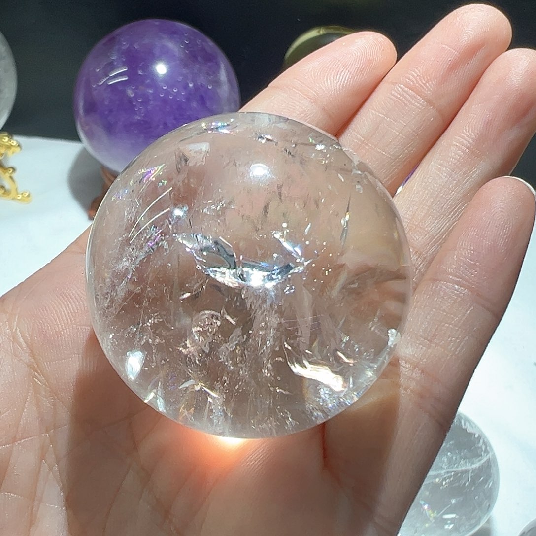 水晶水晶球摆件未镶嵌