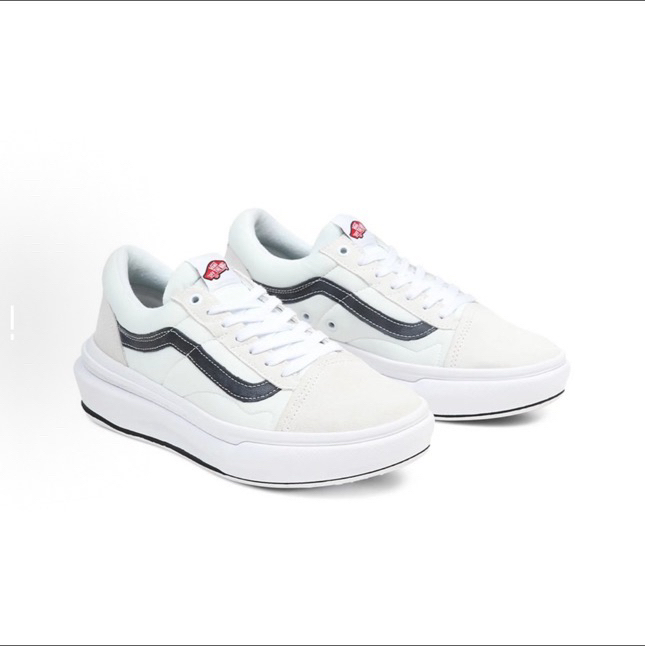 38.5码 Vans Old Skool 低帮板鞋 白黑 瑕疵 原盒Q5EWHT 