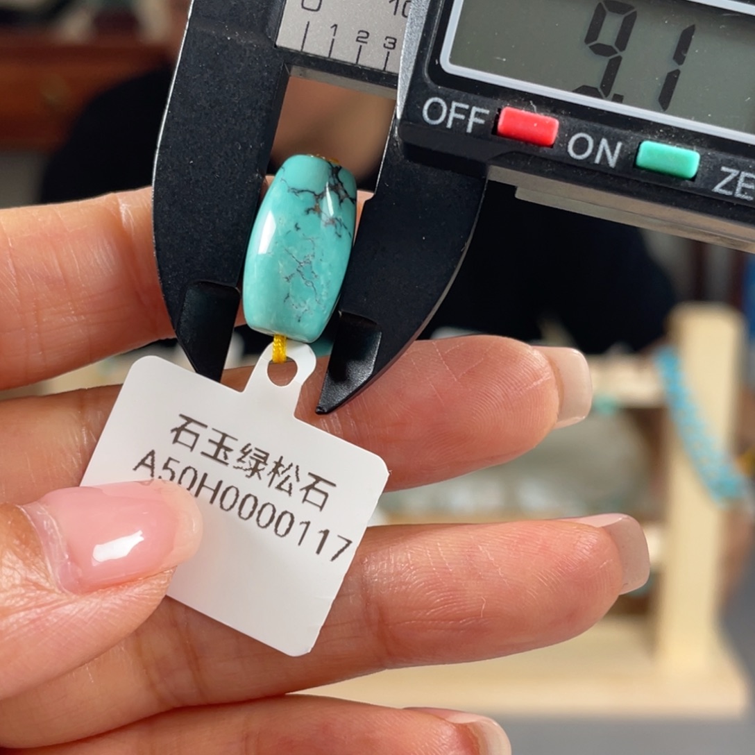 绿松石未镶嵌颈饰