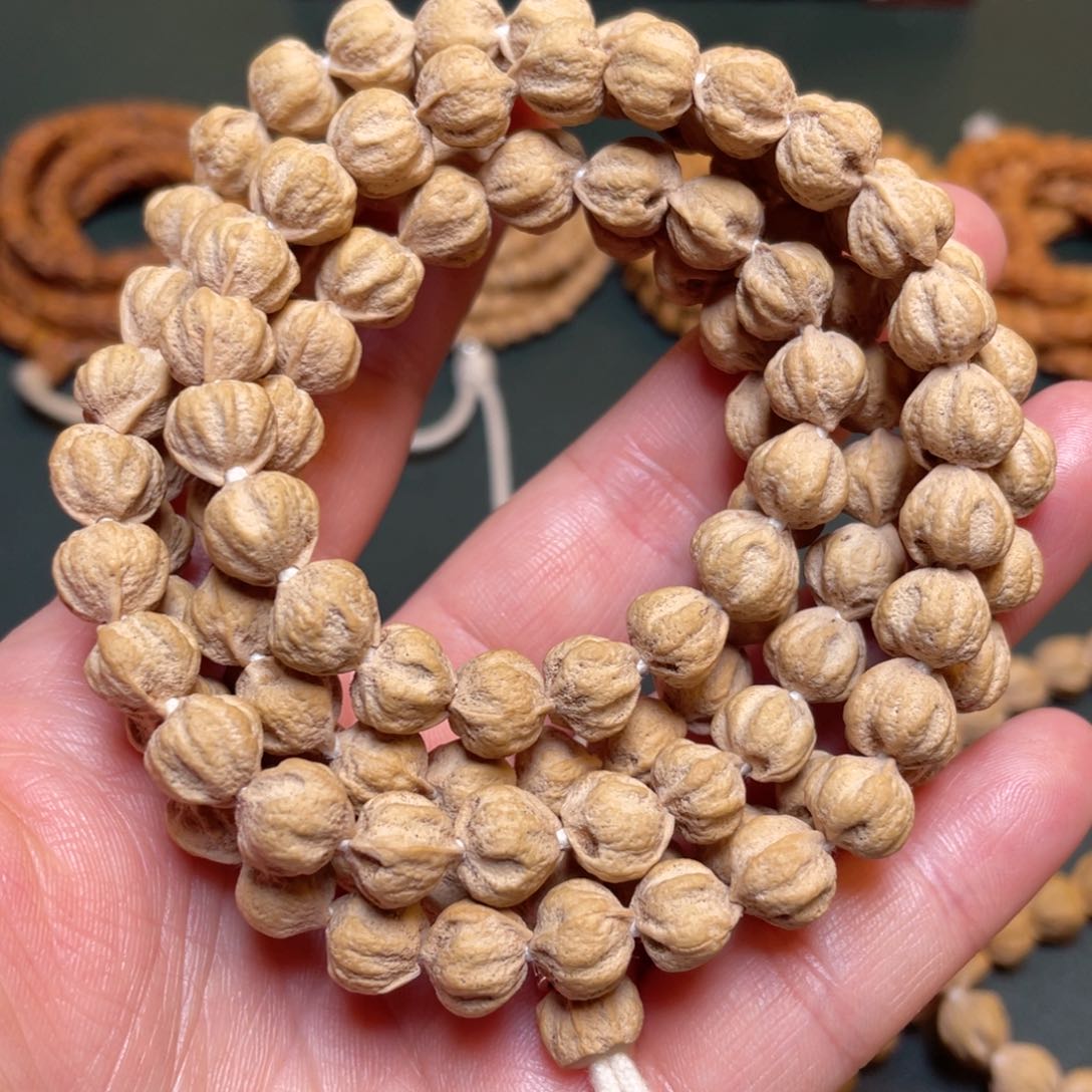 柏香籽/百香籽吊坠龙脊莲花长串