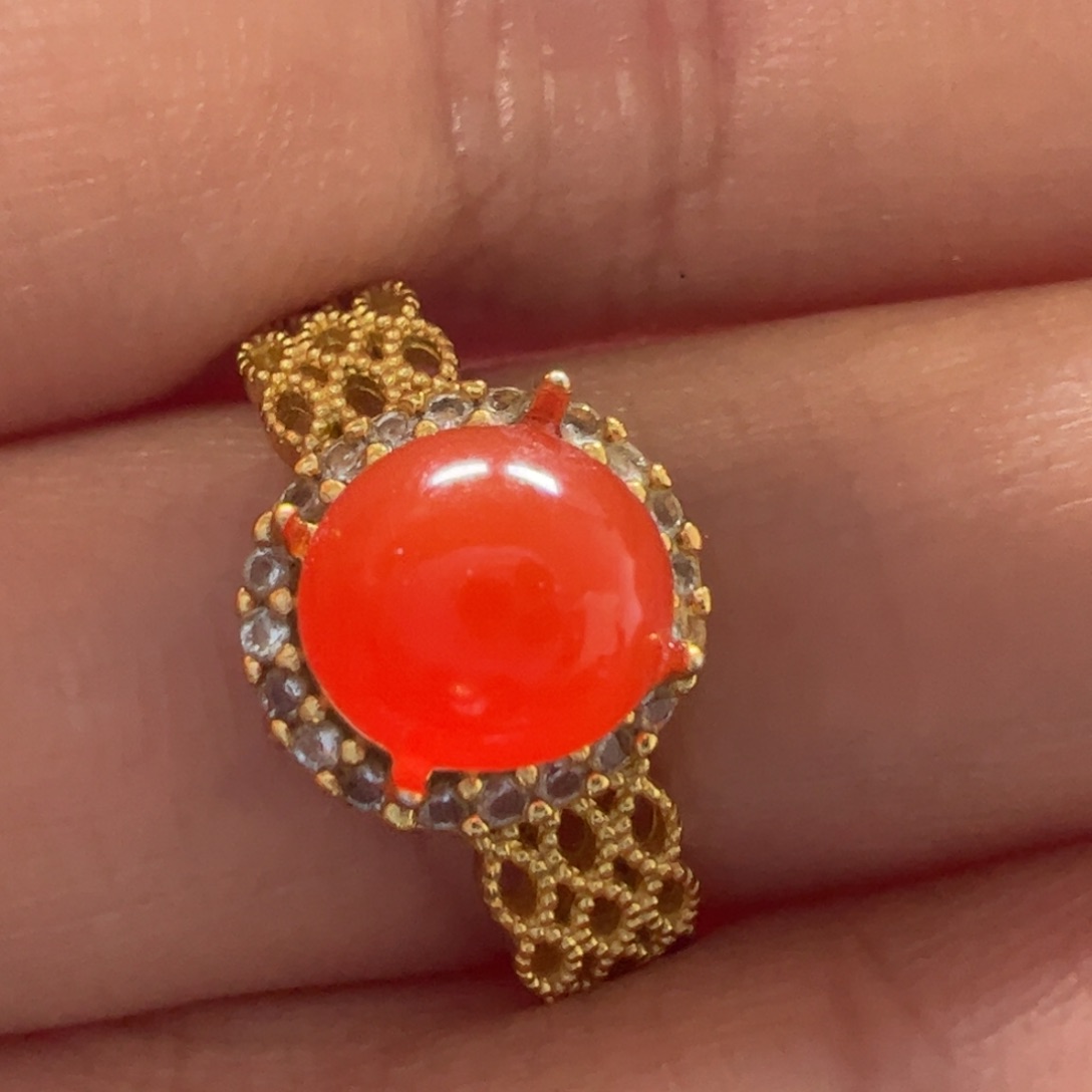 未镶嵌戒指南红玛瑙